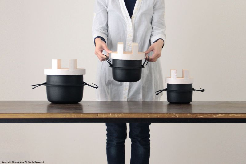 楽天市場】羽釜（飯釜）五合【釜定】 : niguramu
