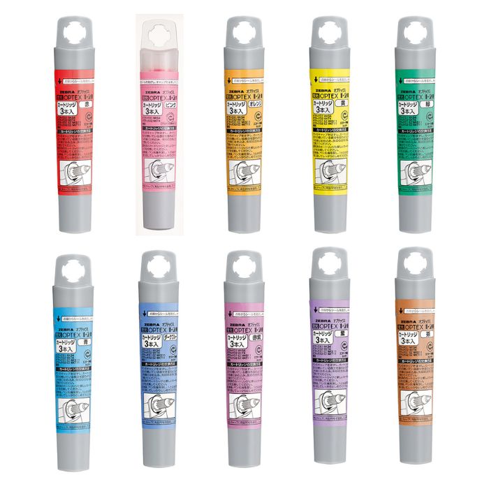 楽天市場】ゼブラ 蛍光ペンカートリッジ RWK8 OPTEX1・2用 3本入 ZEBRA