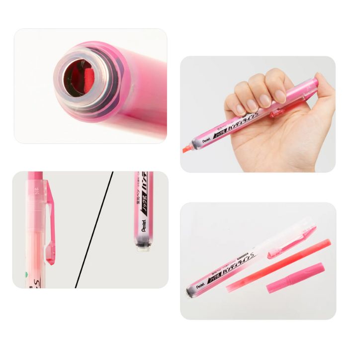 楽天市場】ぺんてる 蛍光ペン専用インキカートリッジ XSLR3 インク全6