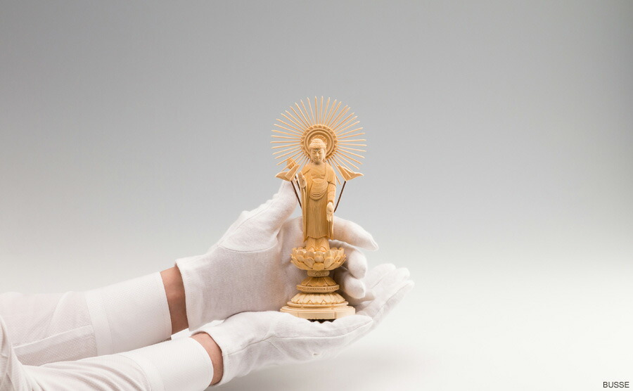 楽天市場】仏像 阿弥陀如来 東 ヒノキ製 丸座 3寸 真宗大谷派/東派