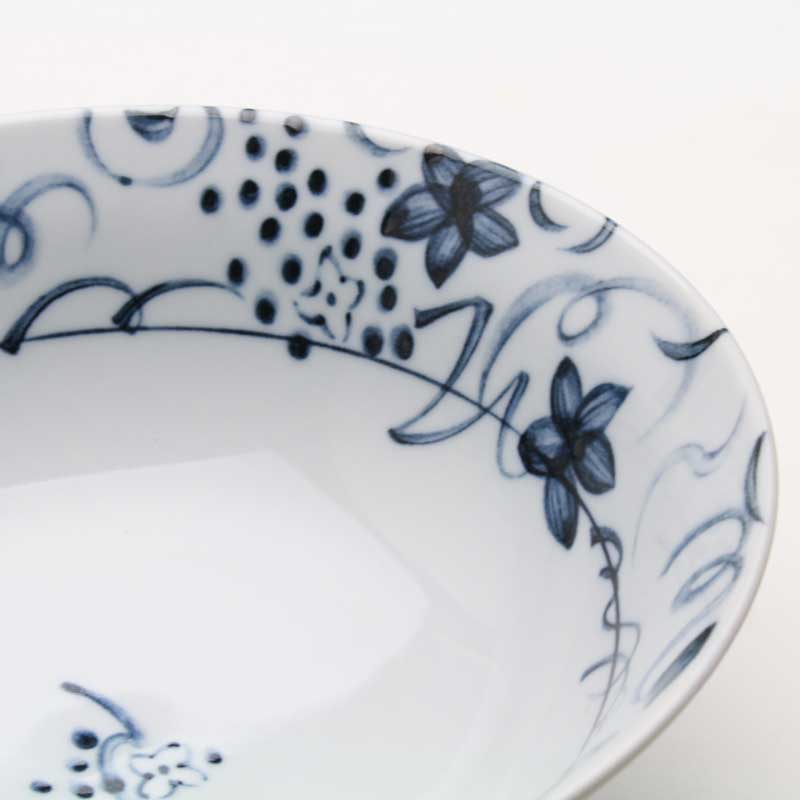 楽天市場】【青風】染付ラーメン鉢 径19.5cm 麺鉢 丼 どんぶり 丼ぶり