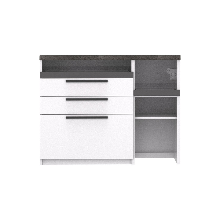 楽天市場】パモウナ 食器棚 幅120cm 奥行50cm 高さ94cm SY 下台販売