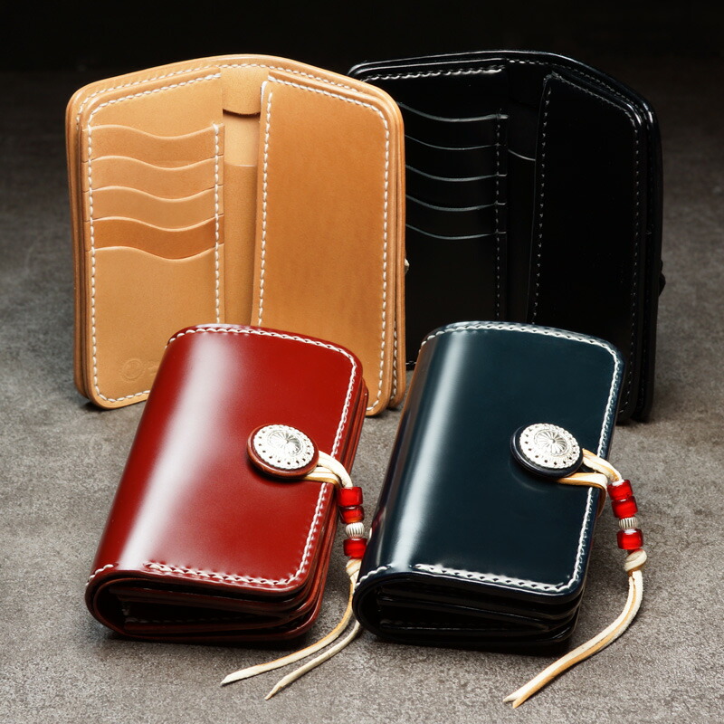 楽天市場】コードバン ミドルウォレット Cタイプmiddle/ミドルサイズ