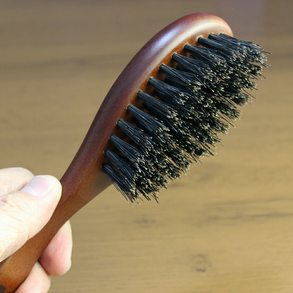 楽天市場】浅草アートブラシ ヘアブラシ かみのこまち 猪毛 頭皮