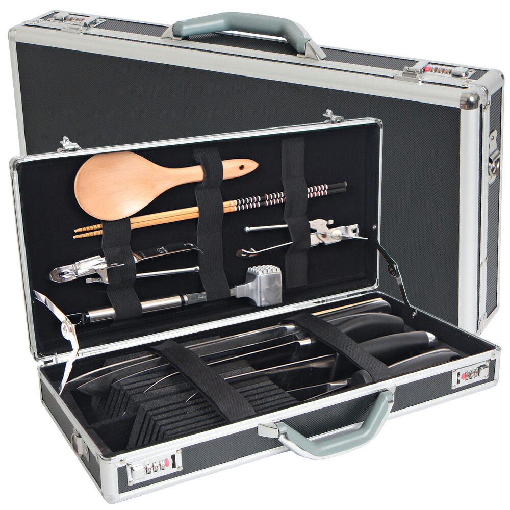 楽天市場】業務用 包丁ケース ジュラルミン アタッシュケース 持ち運び