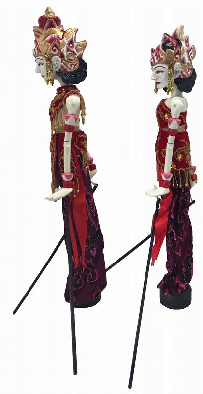 楽天市場】ワヤンゴレ バリニーズ操り人形2体セット H50 【バリ