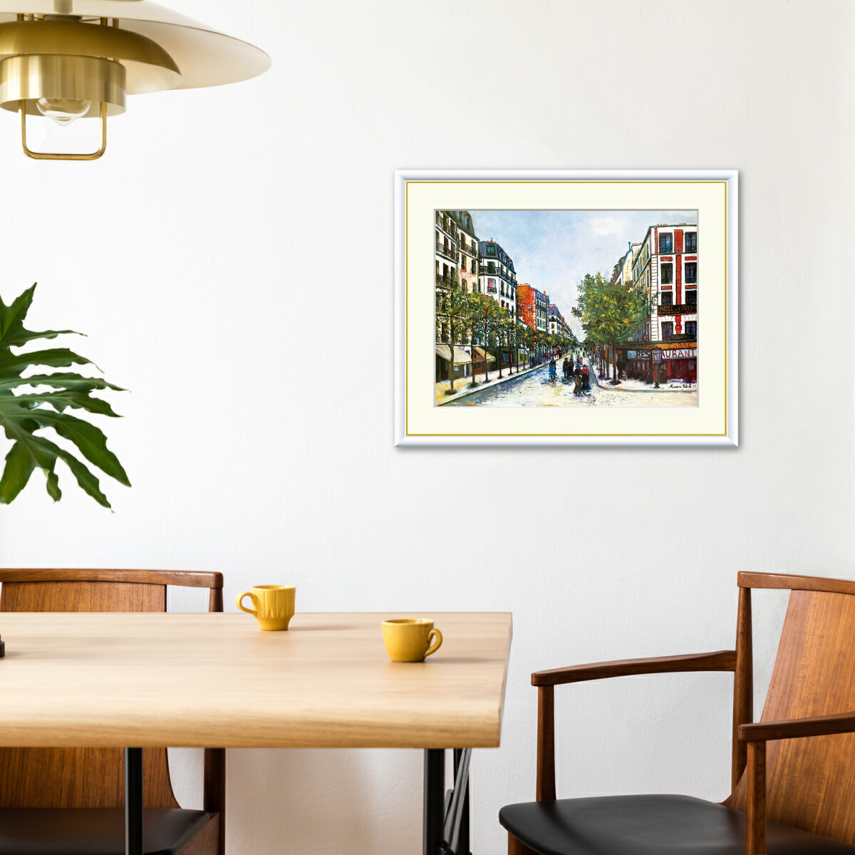 楽天市場】有名 画家 ユトリロ パリのオルドゥネール通り モーリス