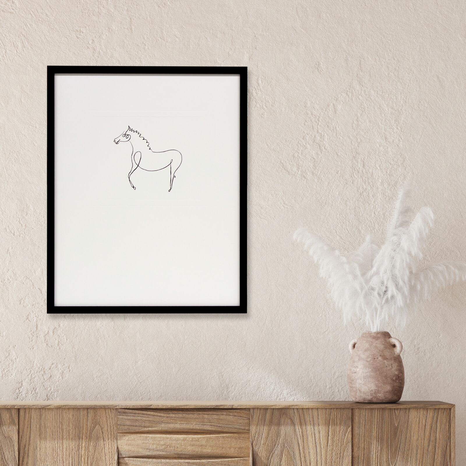 楽天市場】額入りポスター ピカソ ＜CP ピカソ PP01 ドローイング