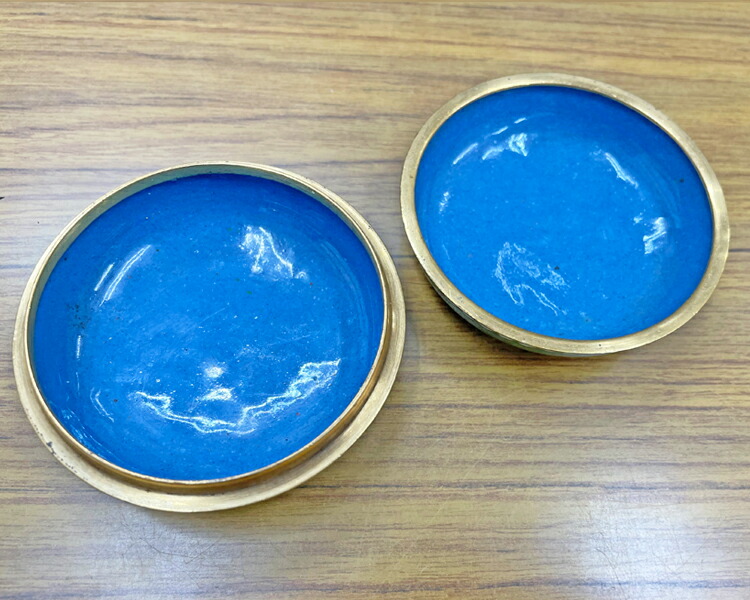 楽天市場】【在庫処分】印合 七宝焼 景泰藍 中国 高級 古物 骨董 印泥