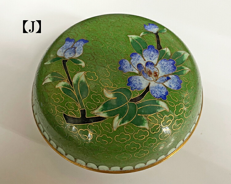 楽天市場】【在庫処分】印合 七宝焼 景泰藍 中国 高級 古物 骨董 印泥