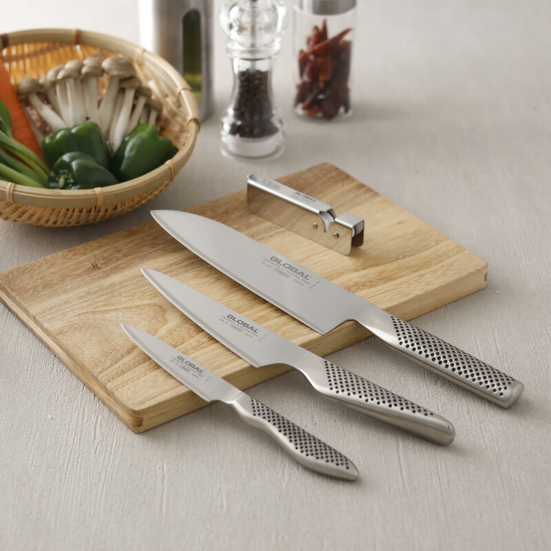 楽天市場】《 豪華特典付き 》 包丁セット GLOBAL 「 三徳4点セット