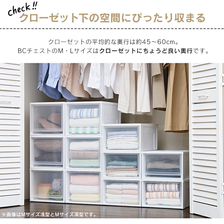 楽天市場】収納ケース 引き出し 収納ボックス クローゼット 収納