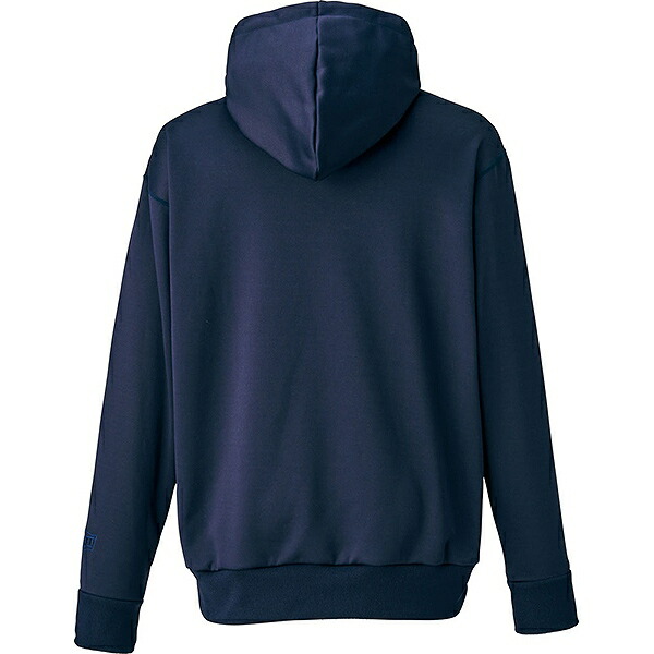 THEBONEZ青色フード付きスウェットLサイズ THE BONEZフード付き