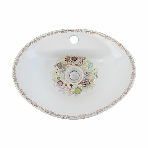 楽天市場】楽天ランキング1位獲得 花柄 ボタニカル 洗面ボウル 陶器