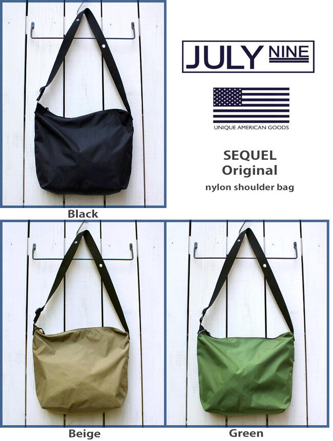 楽天市場】July nine Sequel original / shoulder bag ripstop nylon