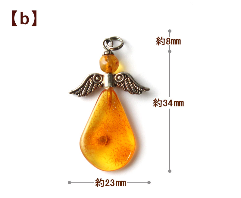 楽天市場】天然 琥珀の天使 3種類 約31〜37mm ペンダントヘッド