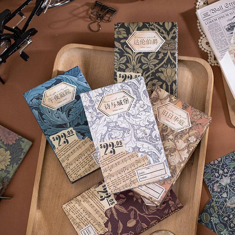 楽天市場】即日出荷 ヴィンテージ ペーパー 素材紙 60枚 コラージュ