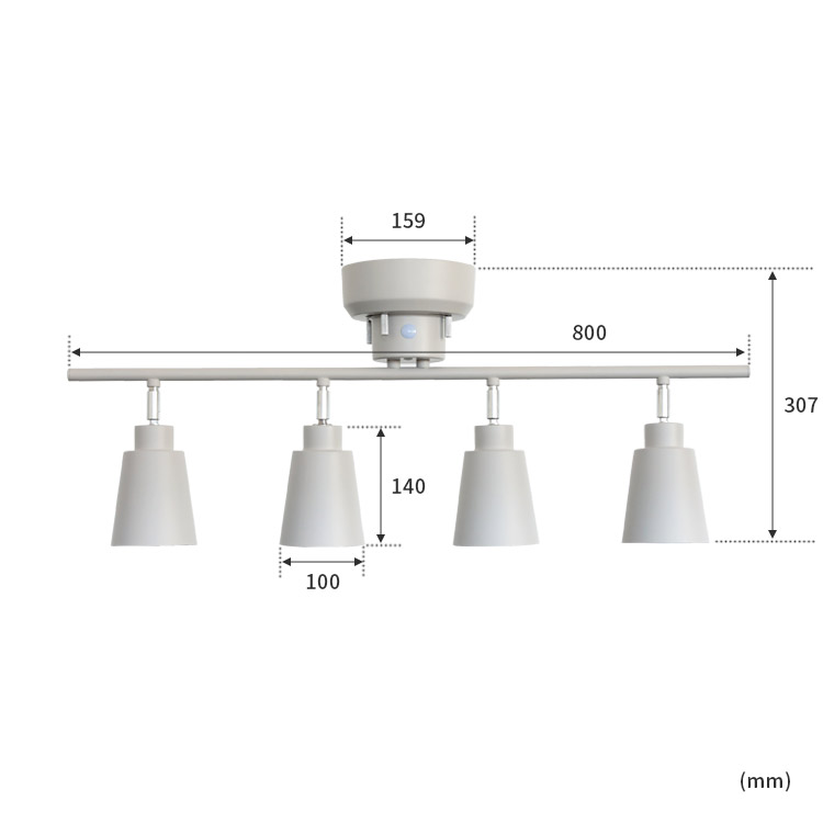 楽天市場】リモコン付き シーリングライト 4灯 putki プッキ aina