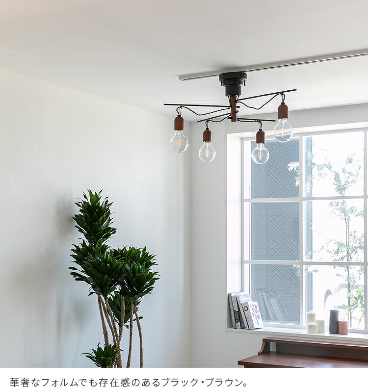 楽天市場】シーリングライト 4灯 ダネウ＋TOLIGO エジソン電球セット