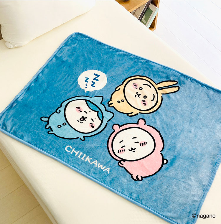 楽天市場】ちいかわ ひざ掛け ブランケット 70×100cm 郎 ちいかわ
