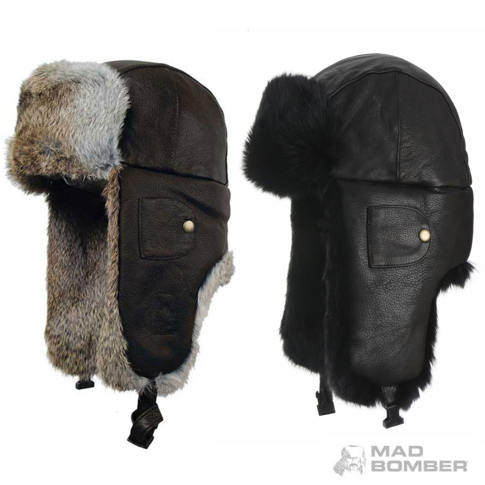 楽天市場】本革 耳あて 帽子 ロシア帽子 マッドボンバーハット