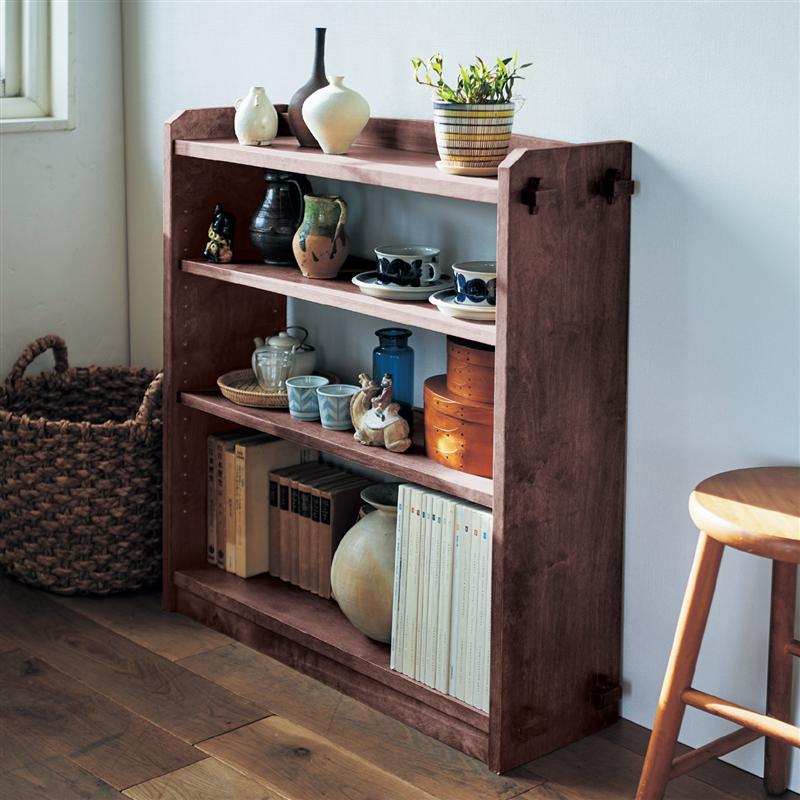 楽天市場】【クーポン＆P10倍~2/23(月)09:59】レトロ くさび棚風 可動