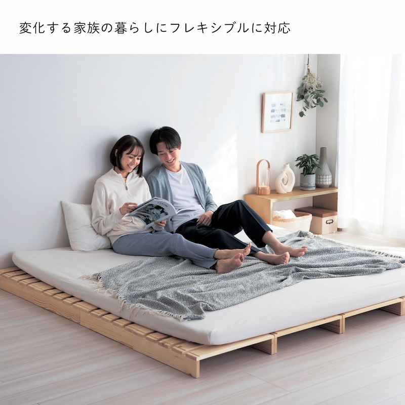 楽天市場】【クーポン＆P10倍~2/23(月)09:59】ベッドフレーム パレット