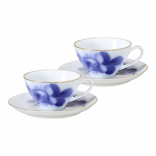 楽天市場】大倉陶園 ブルーローズ ティー・コーヒー碗皿（カップ
