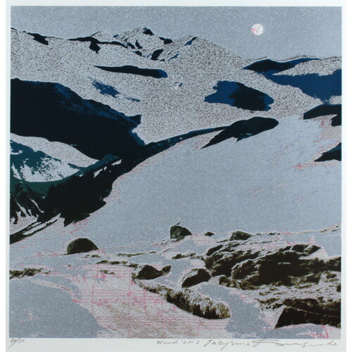 楽天市場】森岡 完介 額付き版画(シルクスクリーン) 「Wind '01-2