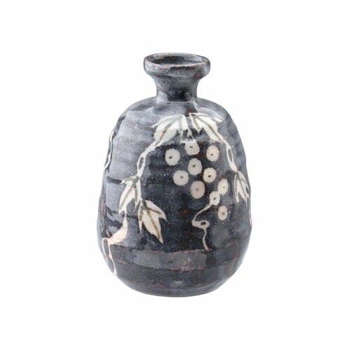 楽天市場】美濃焼 玉山窯 鼡志野 葡萄絵 徳利 : ベルセーブ