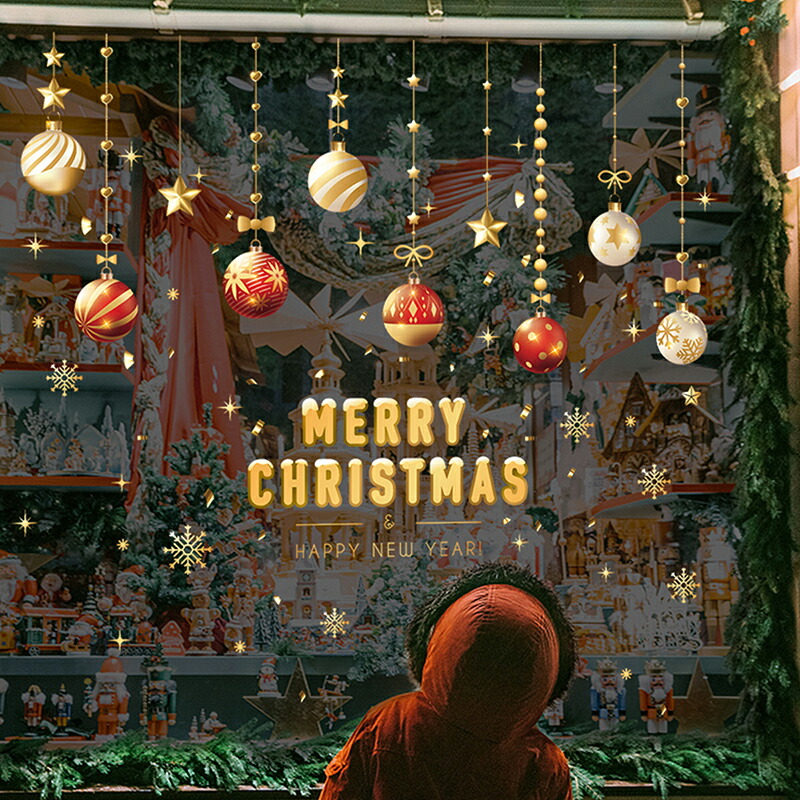 楽天市場】クリスマスステッカー 静電ステッカー 窓 DIY 装飾 おしゃれ