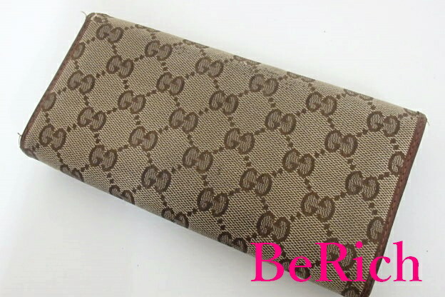 楽天市場】グッチ GUCCI 二つ折り 長財布 204836 GG ベージュ