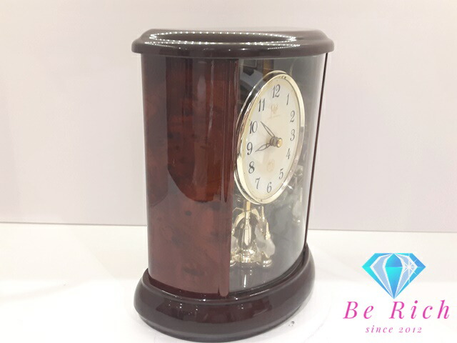 楽天市場】リズム時計工業 クイーンエリザベス 2 置時計 QE2-R36