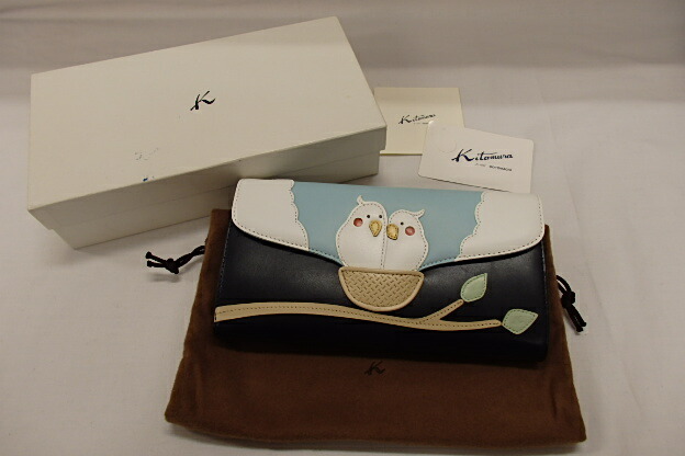 楽天市場】美品 キタムラ KITAMURA インコ モチーフ 長財布 PH0454