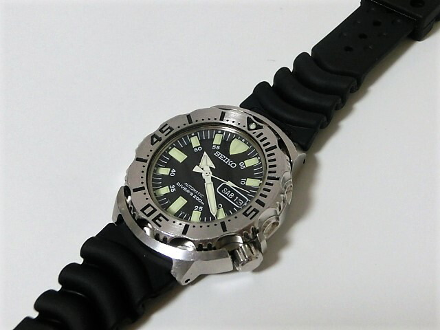楽天市場】セイコー ブラックモンスター 7S26-0350 ダイバー