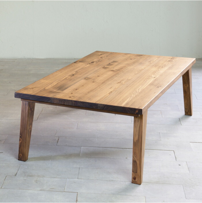 楽天市場】こたつ テーブル 幅120cm RADI 香川県産ヒノキ無垢材 長方形