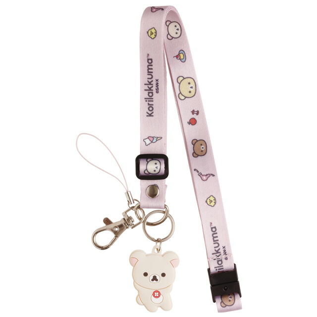 楽天市場】リラックマ キャラミックス ネックストラップ コリラックマ