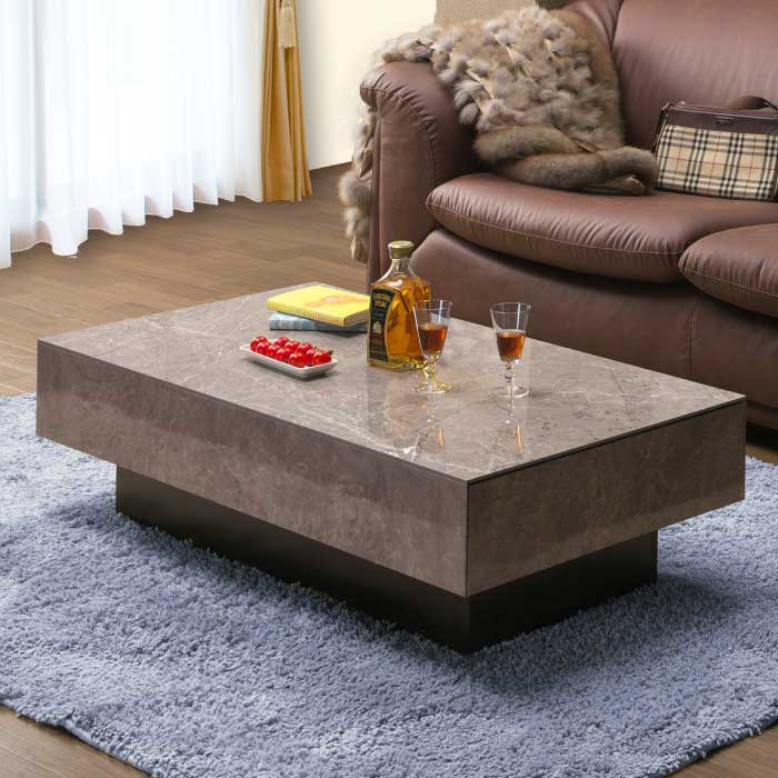 楽天市場】送料無料 完成品 セラミック センターテーブル 引出し2杯