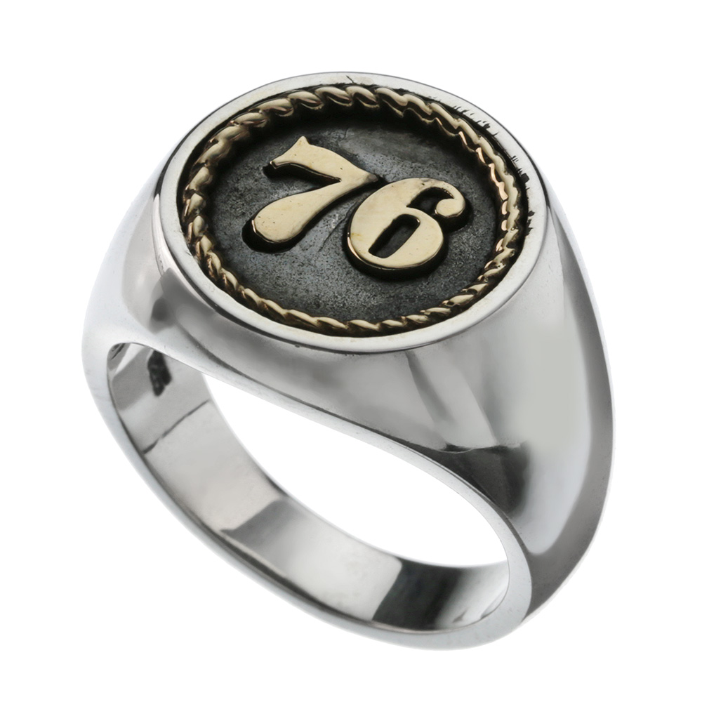 楽天市場】Binich(ビニッチ) ナンバー 76 リング 印台 メンズ 指輪