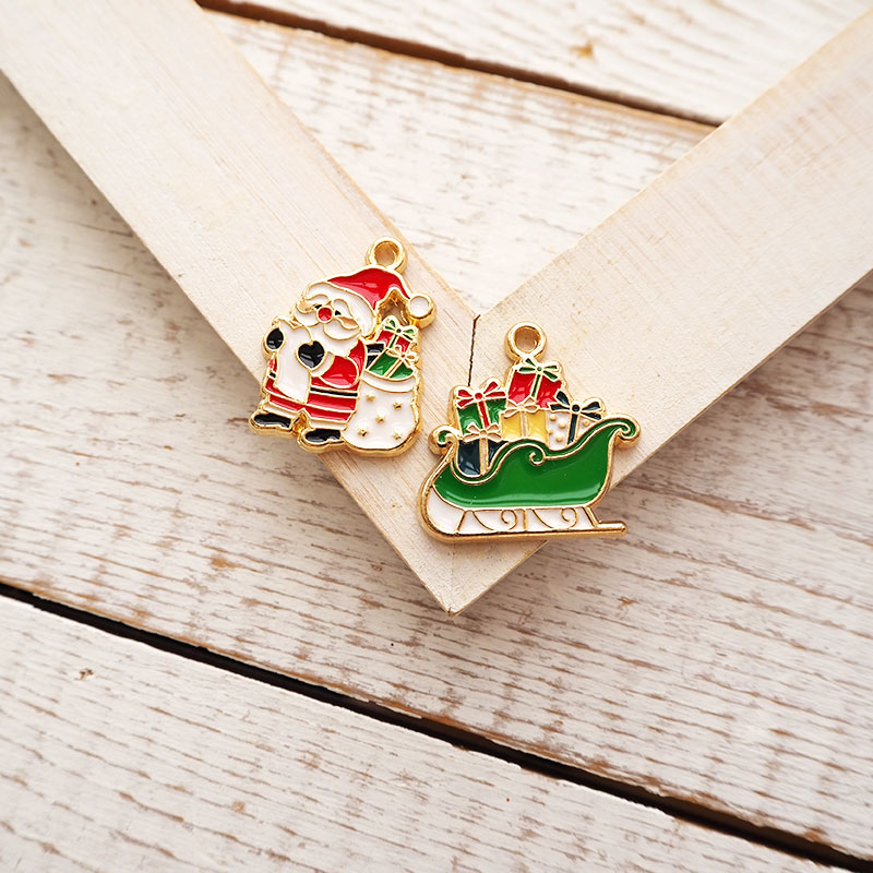 楽天市場】【2個入り】クリスマス エポチャーム サンタ BLAZE メタル