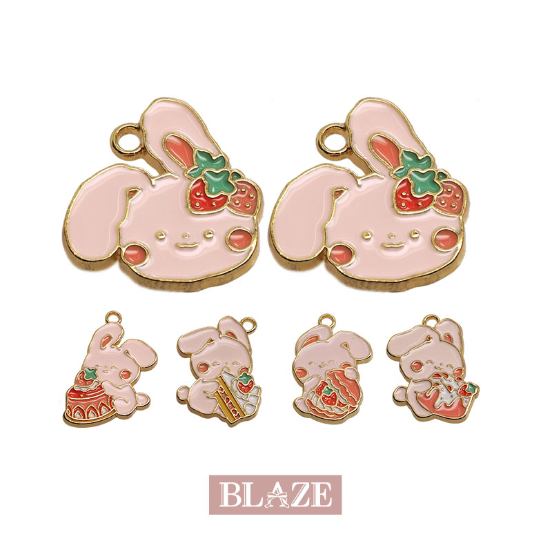 楽天市場】【2個入り】エポチャーム 苺うさぎ カン付き BLAZE 商用利用