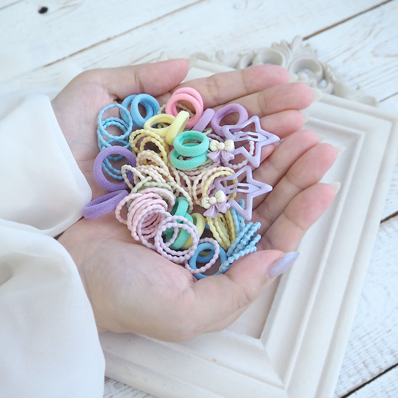 楽天市場】ヘアアクセサリー セット ケース 入り りぼん ヘアゴム