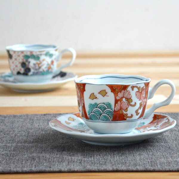 楽天市場】染錦古伊万里 コーヒー 碗皿 220ml 美濃焼 食器 和食器