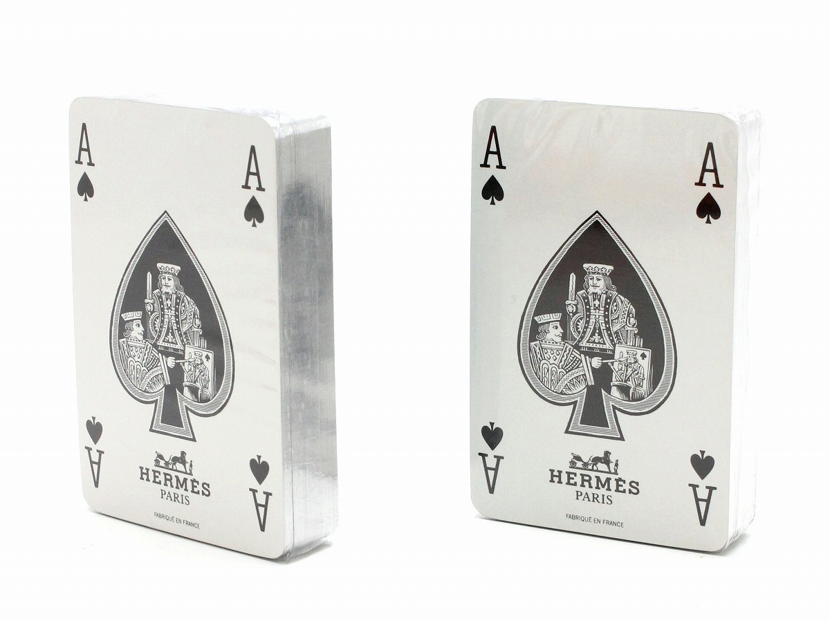 楽天市場】【未使用品】HERMES エルメス トランプ パズルモチーフ
