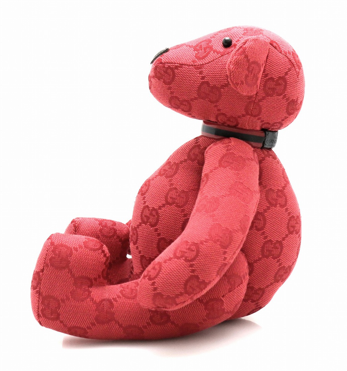 楽天市場】GUCCI グッチ テディベア ぬいぐるみ GGキャンバス レザー