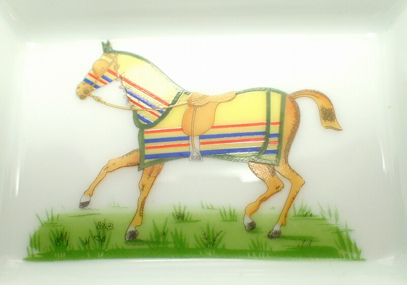 楽天市場】HERMES エルメス アッシュトレイ 灰皿 馬柄 ホースモチーフ