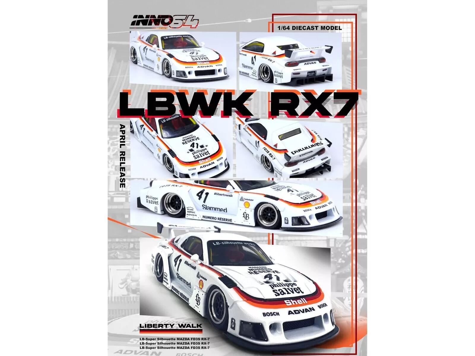 楽天市場】【国内在庫品】Inno Models 1/64 マツダ RX7 (FD3S) LB