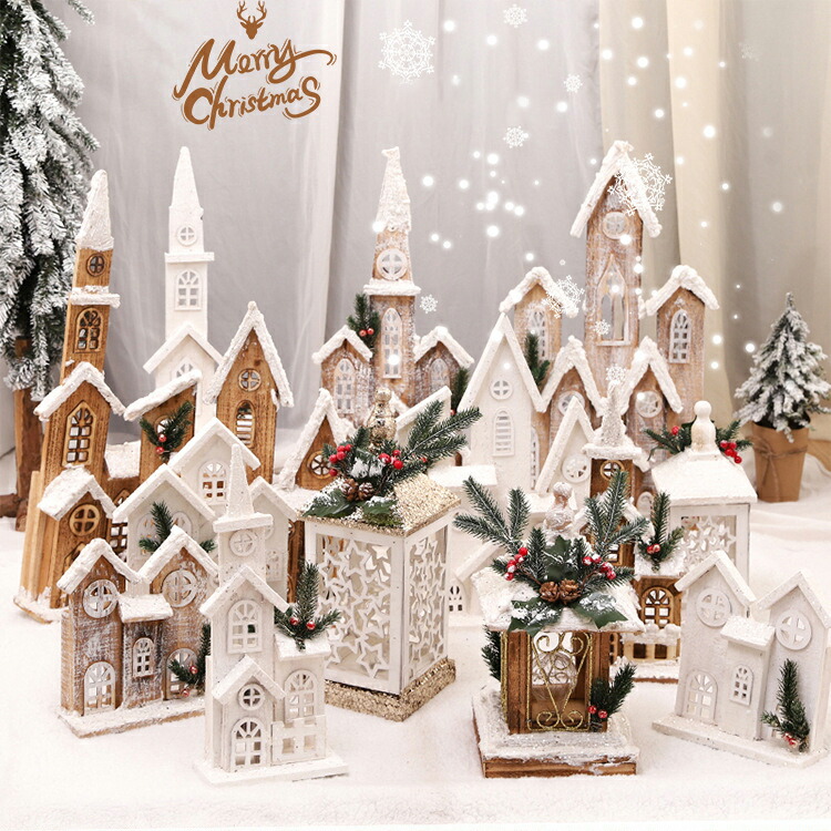 楽天市場】クリスマス飾り オーナメント 木製 クリスマス置物