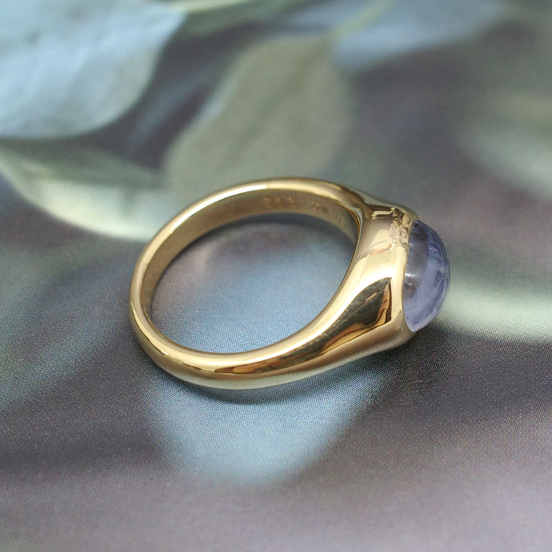 楽天市場】【指輪】K22デュモルチェライト・イン・クォーツリング2.85