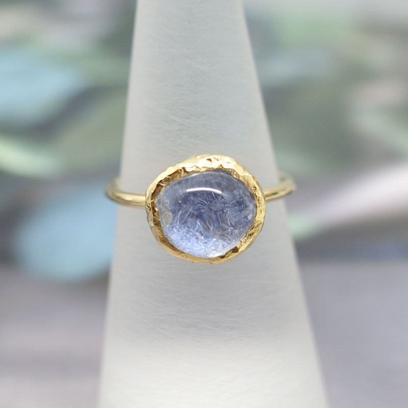 楽天市場】【指輪】K22デュモルチェライト・イン・クォーツリング2.9ct